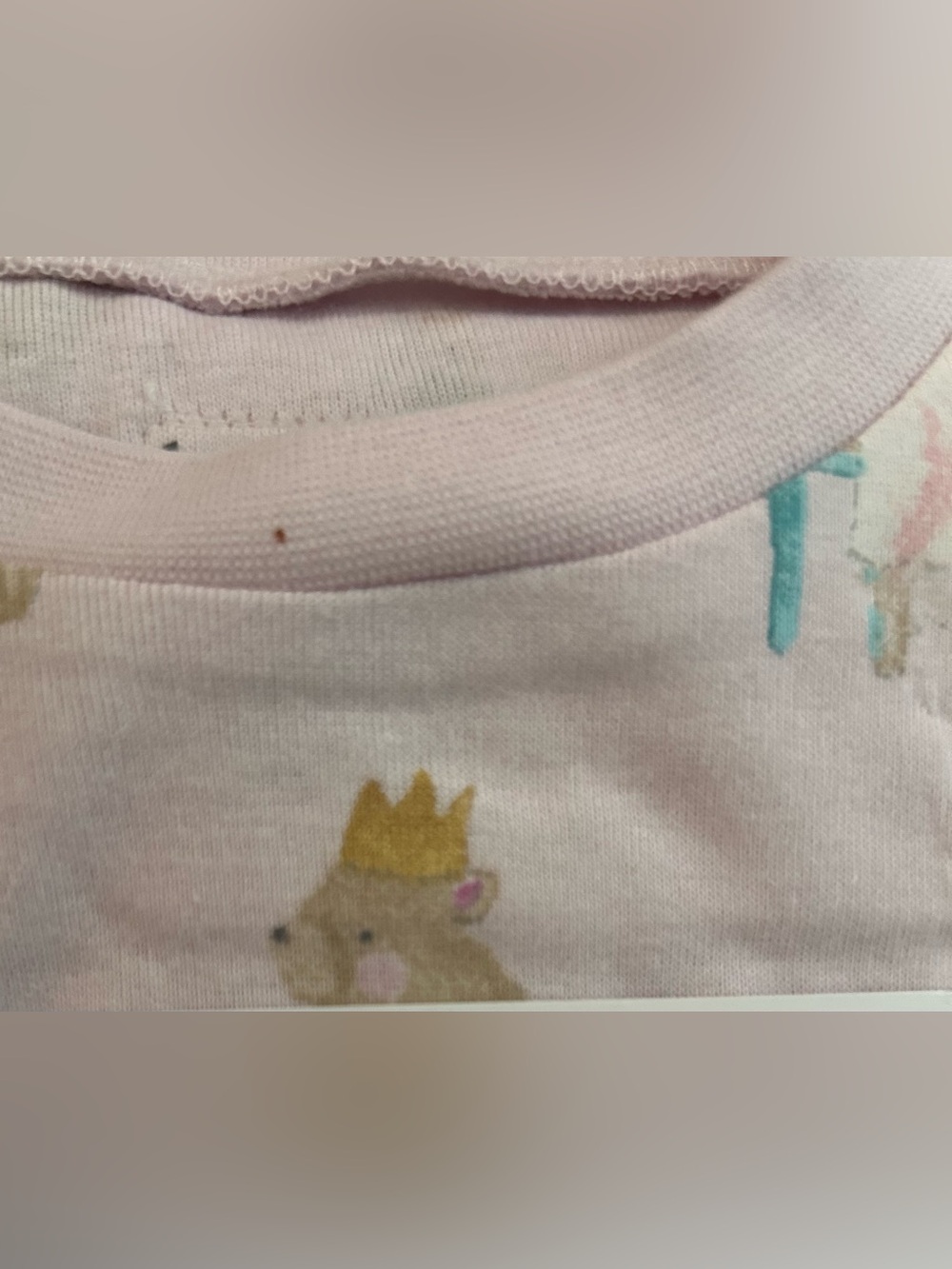 2 Burt's Bees Kids 4-Piece Pajama Sets - Light Pink, Peach, Sky Blue Organic 4T - Picture 5 of 6